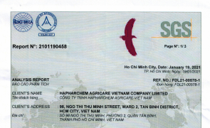 2021年1月19日のBavinaの赤唐辛子分析結果